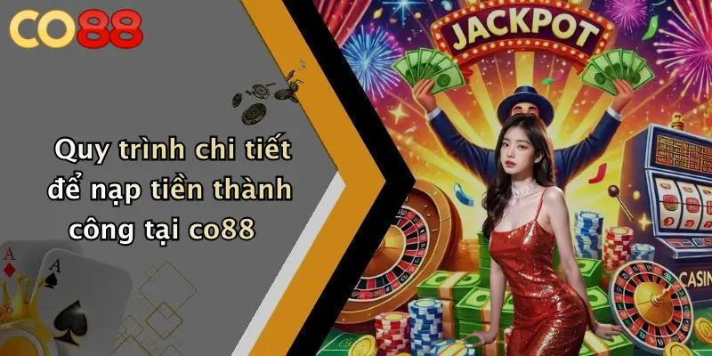 Quy trình chi tiết để nạp tiền thành công tại co88